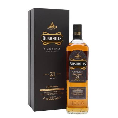 Bushmills 21 Year Old Single Malt Irish Whiskey - 750ML
