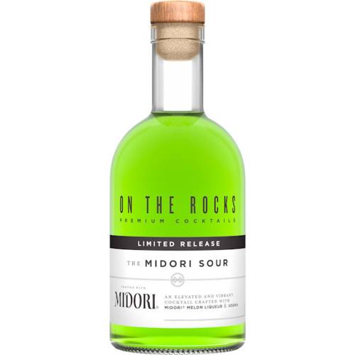 On The Rocks Midori Sour Cocktail - 375ml