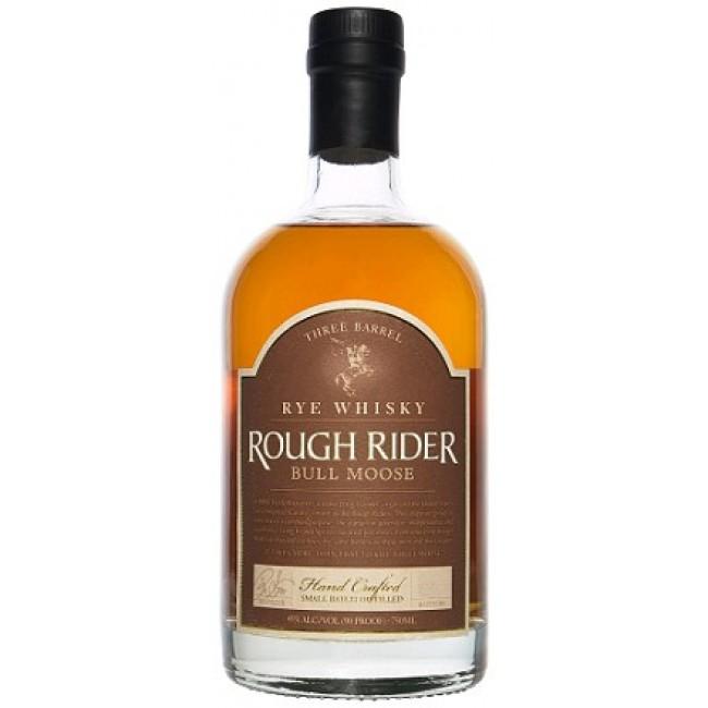 Rough Rider Rye Whisky Three Barrel Bull Moose 750ML