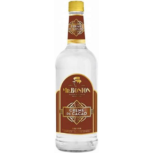 Mr. Boston Liqueur Creme de Cacao, White  - 1L