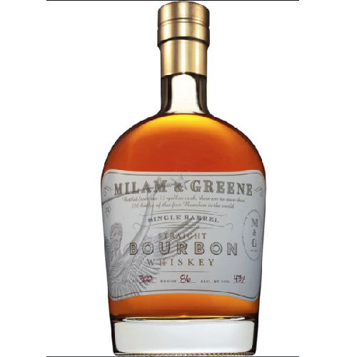Milam & Greene Single Barrel Straight Bourbon Whiskey - 750ML